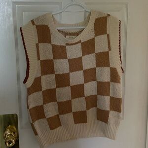 Checkered vest
